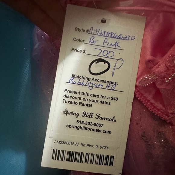 Amarra 2023 brand new prom gown never worn comes with detachable sleeves - Picture 2 of 3